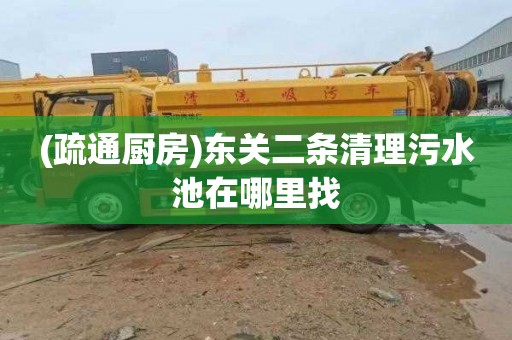 (疏通厨房)东关二条清理污水池在哪里找