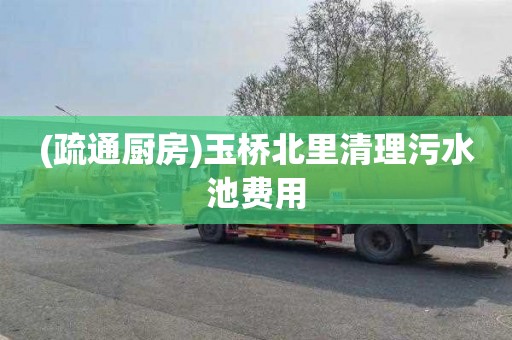 (疏通厨房)玉桥北里清理污水池费用