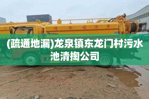 (疏通地漏)龙泉镇东龙门村污水池清掏公司