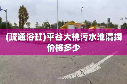 (疏通浴缸)平谷大桃污水池清掏价格多少