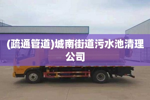 (疏通管道)城南街道污水池清理公司