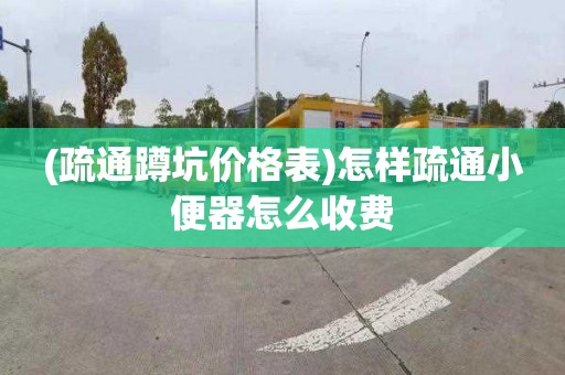 (疏通蹲坑价格表)怎样疏通小便器怎么收费