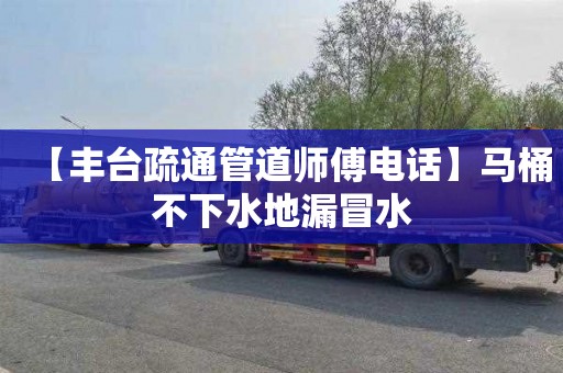 【丰台疏通管道师傅电话】马桶不下水地漏冒水