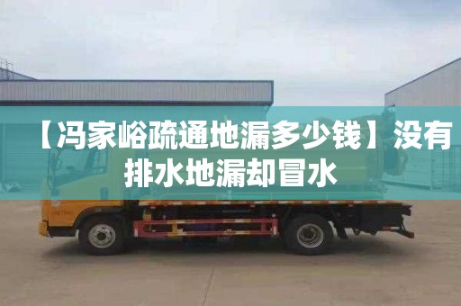 【冯家峪疏通地漏多少钱】没有排水地漏却冒水