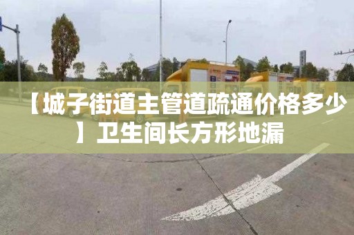 【城子街道主管道疏通价格多少】卫生间长方形地漏
