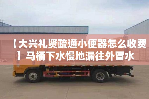 【大兴礼贤疏通小便器怎么收费】马桶下水慢地漏往外冒水