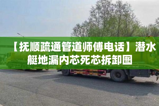 【抚顺疏通管道师傅电话】潜水艇地漏内芯死芯拆卸图