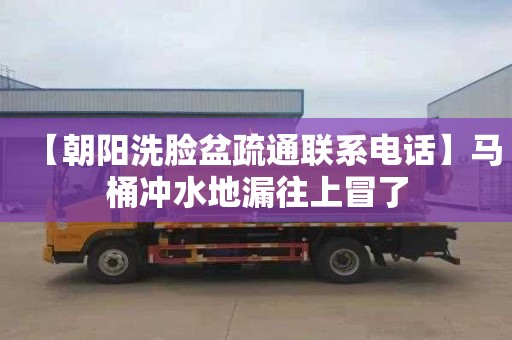 【朝阳洗脸盆疏通联系电话】马桶冲水地漏往上冒了