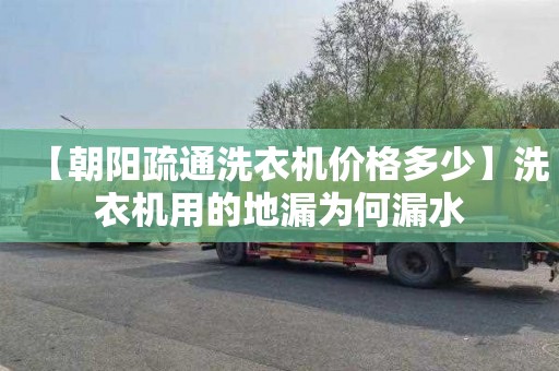 【朝阳疏通洗衣机价格多少】洗衣机用的地漏为何漏水