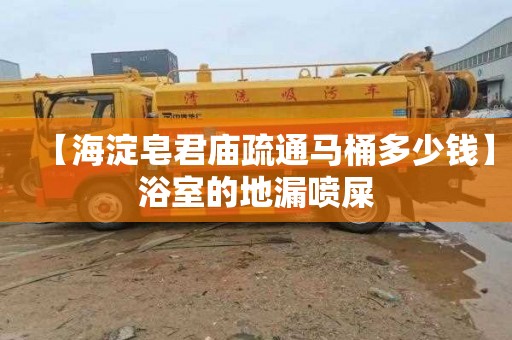 【海淀皂君庙疏通马桶多少钱】浴室的地漏喷屎