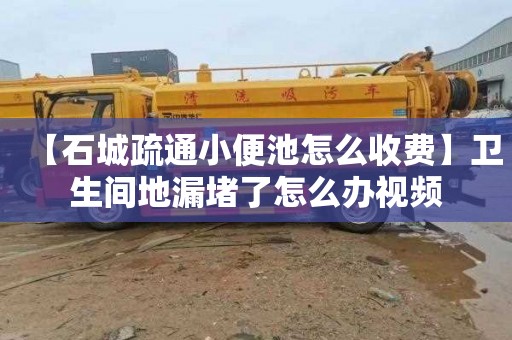 【石城疏通小便池怎么收费】卫生间地漏堵了怎么办视频