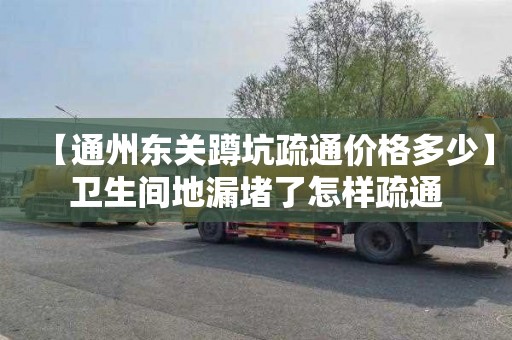 【通州东关蹲坑疏通价格多少】卫生间地漏堵了怎样疏通