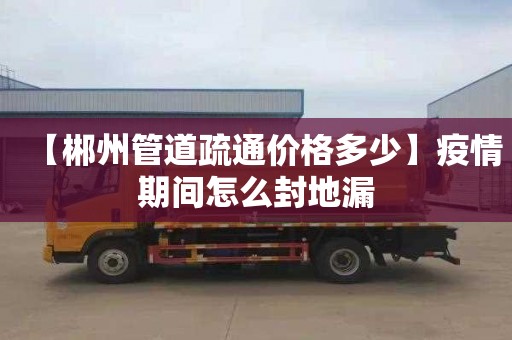 【郴州管道疏通价格多少】疫情期间怎么封地漏