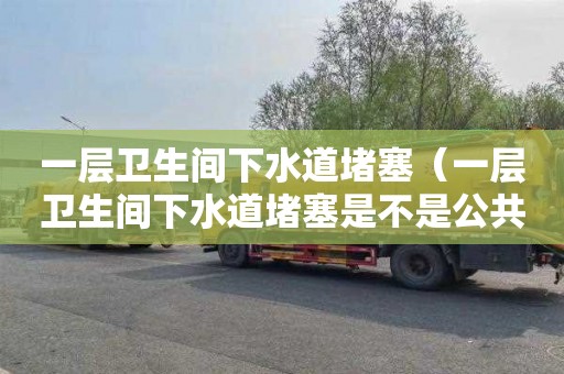 一层卫生间下水道堵塞（一层卫生间下水道堵塞是不是公共部位）