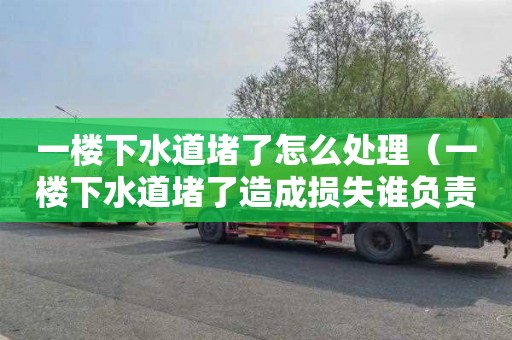 一楼下水道堵了怎么处理（一楼下水道堵了造成损失谁负责）