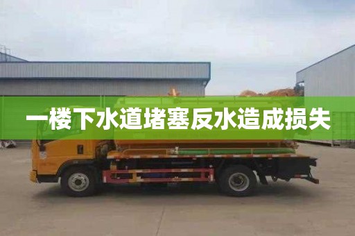 一楼下水道堵塞反水造成损失
