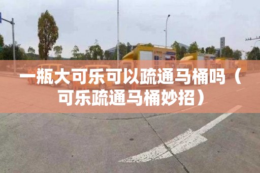 一瓶大可乐可以疏通马桶吗（可乐疏通马桶妙招）