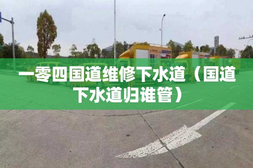 一零四国道维修下水道（国道下水道归谁管）