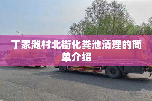 丁家滩村北街化粪池清理的简单介绍