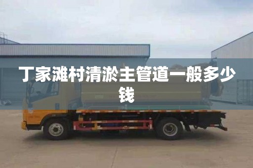 丁家滩村清淤主管道一般多少钱