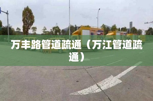 万丰路管道疏通（万江管道疏通）
