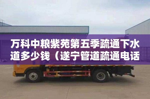万科中粮紫苑第五季疏通下水道多少钱（遂宁管道疏通电话）