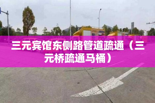 三元宾馆东侧路管道疏通（三元桥疏通马桶）