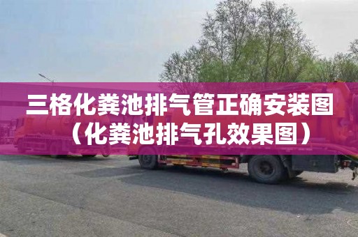 三格化粪池排气管正确安装图（化粪池排气孔效果图）