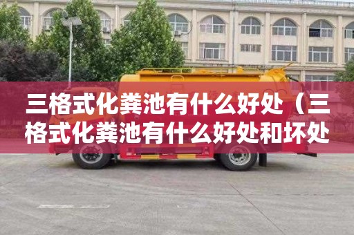 三格式化粪池有什么好处（三格式化粪池有什么好处和坏处）