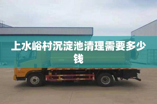 上水峪村沉淀池清理需要多少钱