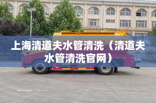 上海清道夫水管清洗（清道夫水管清洗官网）