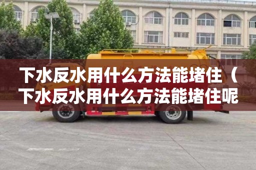 下水反水用什么方法能堵住（下水反水用什么方法能堵住呢）