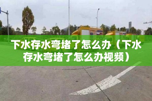 下水存水弯堵了怎么办（下水存水弯堵了怎么办视频）