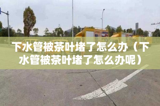 下水管被茶叶堵了怎么办（下水管被茶叶堵了怎么办呢）