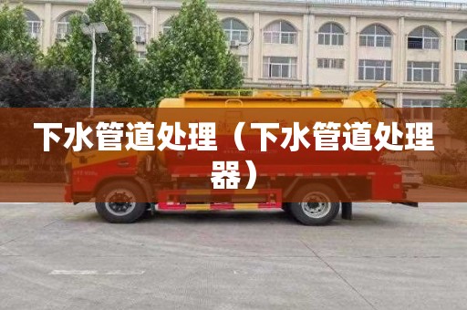 下水管道处理（下水管道处理器）