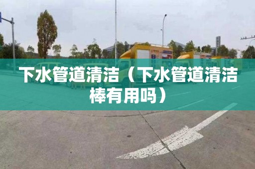 下水管道清洁（下水管道清洁棒有用吗）