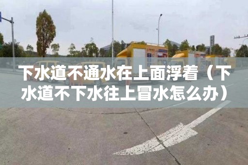 下水道不通水在上面浮着（下水道不下水往上冒水怎么办）