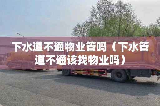 下水道不通物业管吗（下水管道不通该找物业吗）