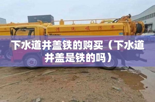 下水道井盖铁的购买（下水道井盖是铁的吗）