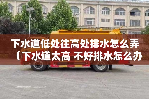 下水道低处往高处排水怎么弄（下水道太高 不好排水怎么办）