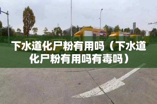 下水道化尸粉有用吗（下水道化尸粉有用吗有毒吗）