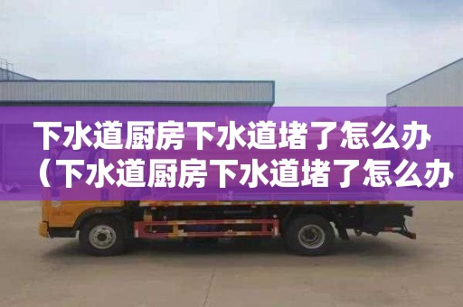 下水道厨房下水道堵了怎么办（下水道厨房下水道堵了怎么办视频）