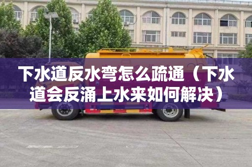 下水道反水弯怎么疏通（下水道会反涌上水来如何解决）