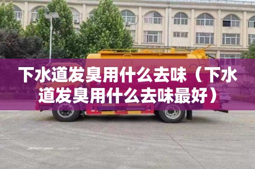 下水道发臭用什么去味（下水道发臭用什么去味最好）