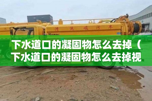 下水道口的凝固物怎么去掉（下水道口的凝固物怎么去掉视频）