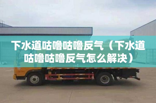 下水道咕噜咕噜反气（下水道咕噜咕噜反气怎么解决）