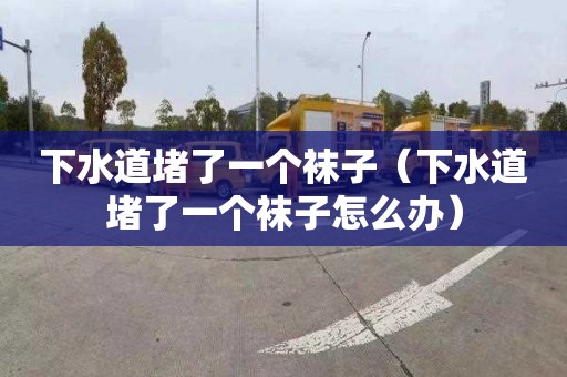下水道堵了一个袜子（下水道堵了一个袜子怎么办）