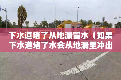 下水道堵了从地漏冒水（如果下水道堵了水会从地漏里冲出来吗）