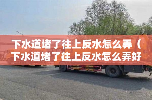 下水道堵了往上反水怎么弄（下水道堵了往上反水怎么弄好）