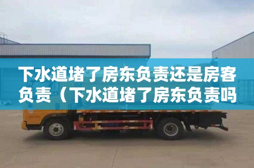下水道堵了房东负责还是房客负责（下水道堵了房东负责吗）